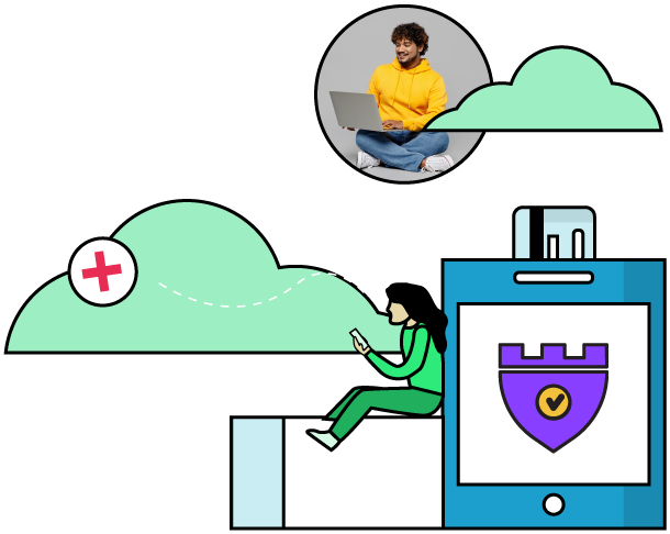 Portfolio Plus Cloud Infrastructure Management image with man smiling
